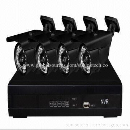 4CH wireless security system for home security